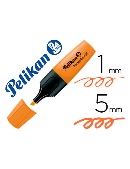 Rotulador pelikan fluorescente textmarker 490 naranja