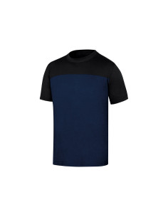 Camiseta de algodon deltaplus color azul/negro talla xl 2