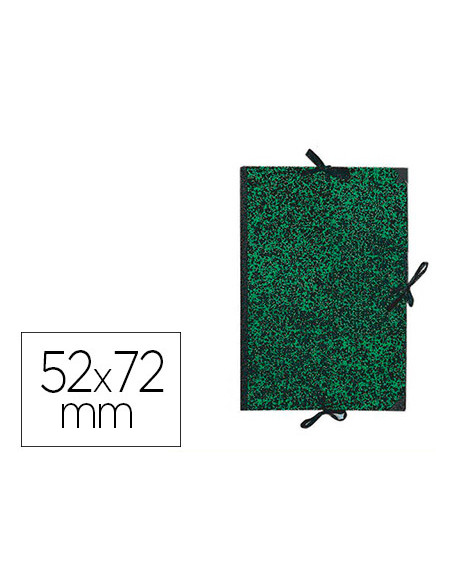 Carpeta dibujo canson classic 52x72 cm con lazos marmol verde