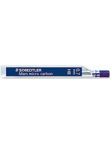 Minas staedtler mars micro grafito 0,7 mm h tubo con 12 unidades