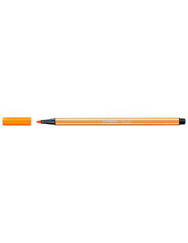 Rotulador stabilo acuarelable pen 68 naranja neon 1 mm