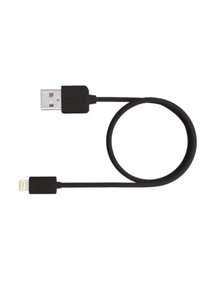 Cable usb 2.0 a apple lightning mediarange usb 2.0 longitud de cable 1 mt negro