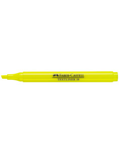 Rotulador faber fluorescente textliner 38 amarillo 2