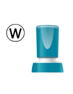 Sello x'stamper quix personalizable color negro redondo diametro 20 mm q-34