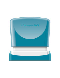 Sello x'stamper quix personalizable color rojo medidas 11x40 mm q-10 2