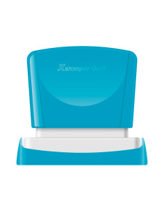 Sello x'stamper quix personalizable color rojo medidas 16x48 mm q-11 2