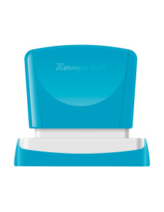 Sello x'stamper quix personalizable color rojo medidas 13x49 mm q-13 2