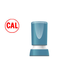 Sello x'stamper quix personalizable color rojo redondo diametro 14 mm q-32