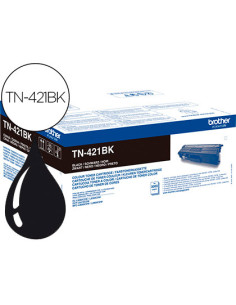 Toner brother tn-421 para dcp-l8410 cdn / 8410 cdw / hl-l8260 cdw / mfc-l8360 cdw / 8690 cdw / 8900 cdw negro