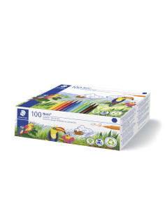 Rotulador staedtler noris 326 school pack de 100 unidades colores surtidos 10 x color 2