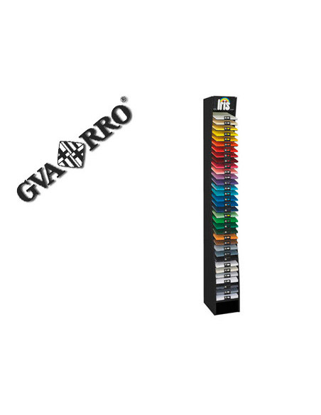 Cartulina guarro din a4 185 gr contenido  "c " 100 hojas x 12 colores