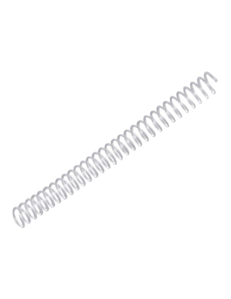 Espiral plastico q-connect transparente 32 5:1 6mm 1,8mm caja de 100 unidades