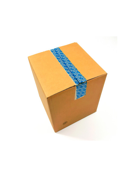 Cinta seguridad q-connect precinto postal azul 35 mt x 33 mm