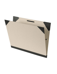 Carpeta dibujo canson brut 61x81 cm con gomas color kraftclaro 2