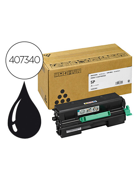 Toner ricoh aficio sp 3600 dn / 3600 sf / 3610 sdf negro 6000 paginas