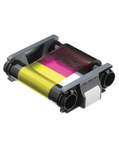 Pack de consumible para impresora badgy 100 impresiones con cinta color y 100 tarjetas 2