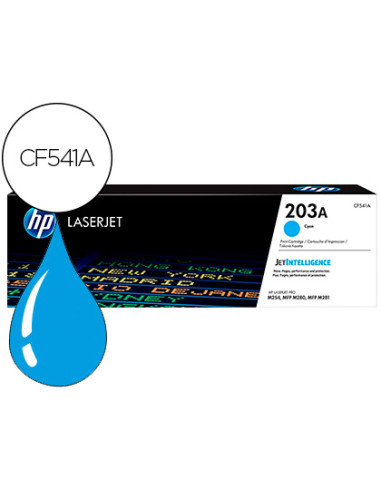 Toner hp 203a laserjet pro m254 / mfp m280 / mfp m281 cian 1300 paginas