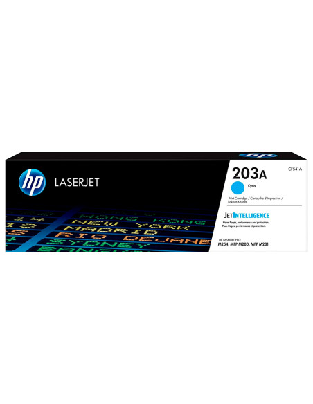 Toner hp 203a laserjet pro m254 / mfp m280 / mfp m281 cian 1300 paginas