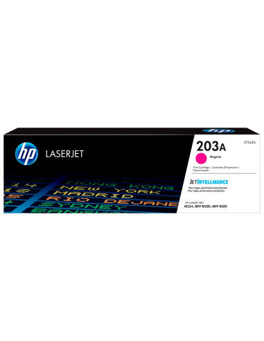 Toner hp 203a laserjet pro m254 / mfp m280 / mfp m281 magenta 1300 paginas