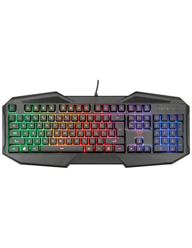 Teclado trust gxt 830-rw avonn gaming iluminacion rainbow usb 2.0 cable 1,4 m