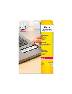 Etiqueta adhesiva resistente avery 45,7x25,4 mm permanente laser blanca caja de 800 unidades 2