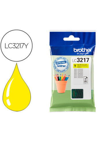 Ink-jet brother lc3217y mfcj6530 / mfc-j6935 amarillo 550 paginas