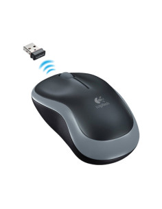Raton logitech optico inalambrico nano receptor m185 gris