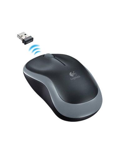 Raton logitech optico inalambrico nano receptor m185 gris
