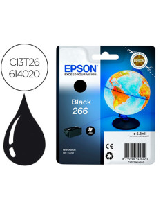 Ink-jet epson 266 wf-100w negro 250 paginas