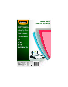 Tapa de encuadernacion fellowes din a3 pvc transparente cristal 200 micras pack de 100 unidades 2