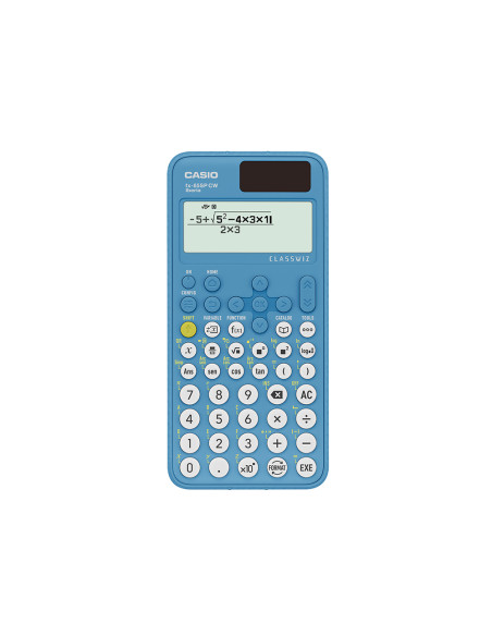 Calculadora casio fx-85sp cw iberia solar cientifica +300 funciones 9 memorias 15+10+2 digitos 16 mb flash con tapa