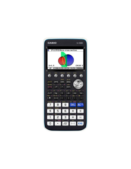 Calculadora casio fx-cg50 cientifica grafica 8 lineas 21 caracteres pantalla color 3d memoria 16 mb conexion usb