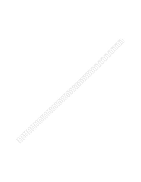 Espiral metalico q-connect blanco 64 5:1 6 mm 1mm caja de 200 unidades