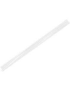 Espiral metalico q-connect blanco 64 5:1 20mm 1,2mm caja de 100 unidades 2