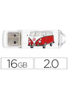 Memoria usb techonetech flash drive 16 gb 2.0 camper van-van