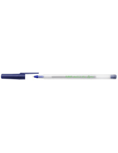 Boligrafo bic ecolutions round stic azul 2