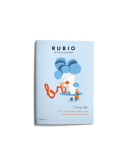 Cuaderno rubio ortografia 6-7 años para saber mas