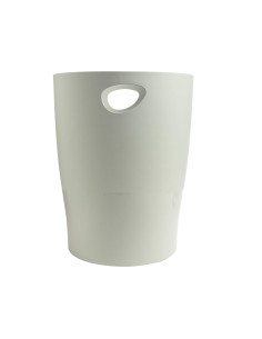 Papelera plastico exacompta ecoblack gris 15 litros 2