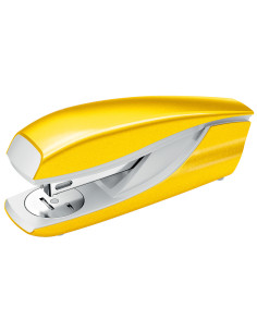 Grapadora petrus 635 wow amarilla metalizada capacidad 30 hojas 2