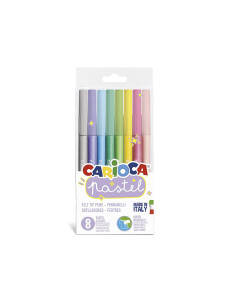 Rotulador carioca pastel blister de 8 colores surtidos 2