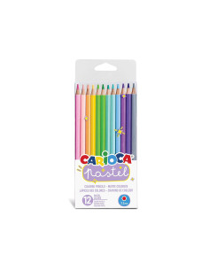 Lapices de colores carioca pastel blister de 12 colores surtidos 2