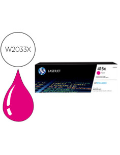 Toner hp 415x laser color m454 / mfp m479 magenta 6000 paginas