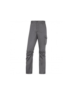 Pantalon de trabajo deltaplus cintura elastica 5 bolsillos color gris / negro talla xs 2
