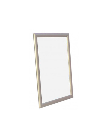 Marco porta anuncios q-connect din a4 marco de aluminio 24x32,7x1,2 cm