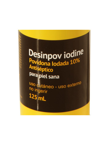 Povidona yodada desinpov antiseptica 10% bote de 125 ml