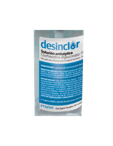 Solucion antiseptica clorhexidina desinclor bote pulverizador de 30 ml