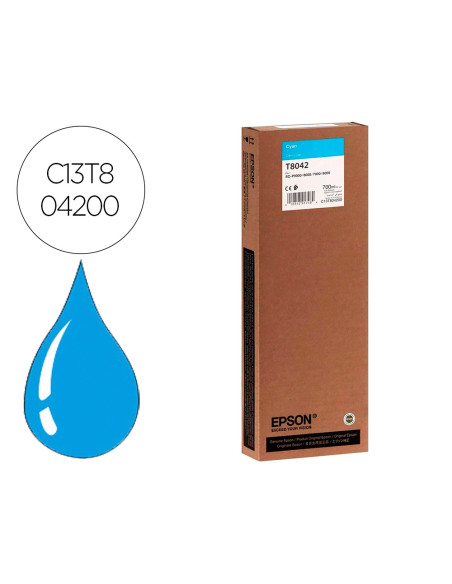 Ink-jet epson gf surecolor serie sc-p cian ultrachrome hdx/hd 700ml