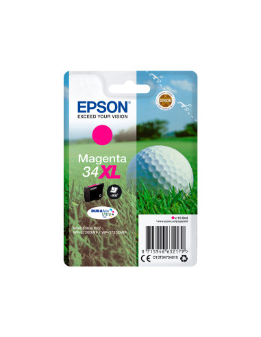 Ink-jet epson work force pro wf-3720dwf/3725dwf magenta 34xl durabrite ultra ink 950 paginas