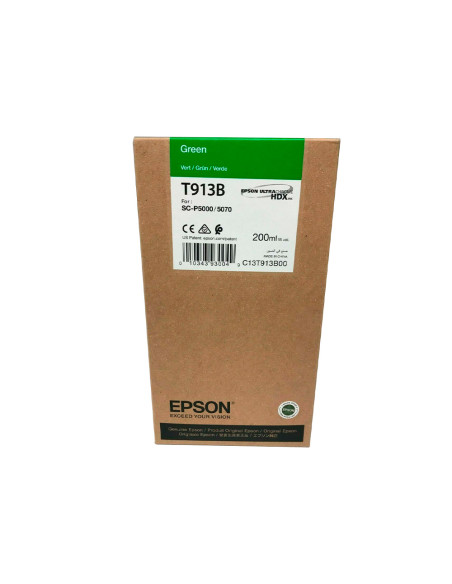 Ink-jet epson t913b green ink 200ml