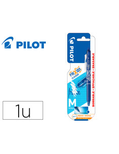 Boligrafo pilot frixion clicker borrable 0,7 mm punta media azul en blister